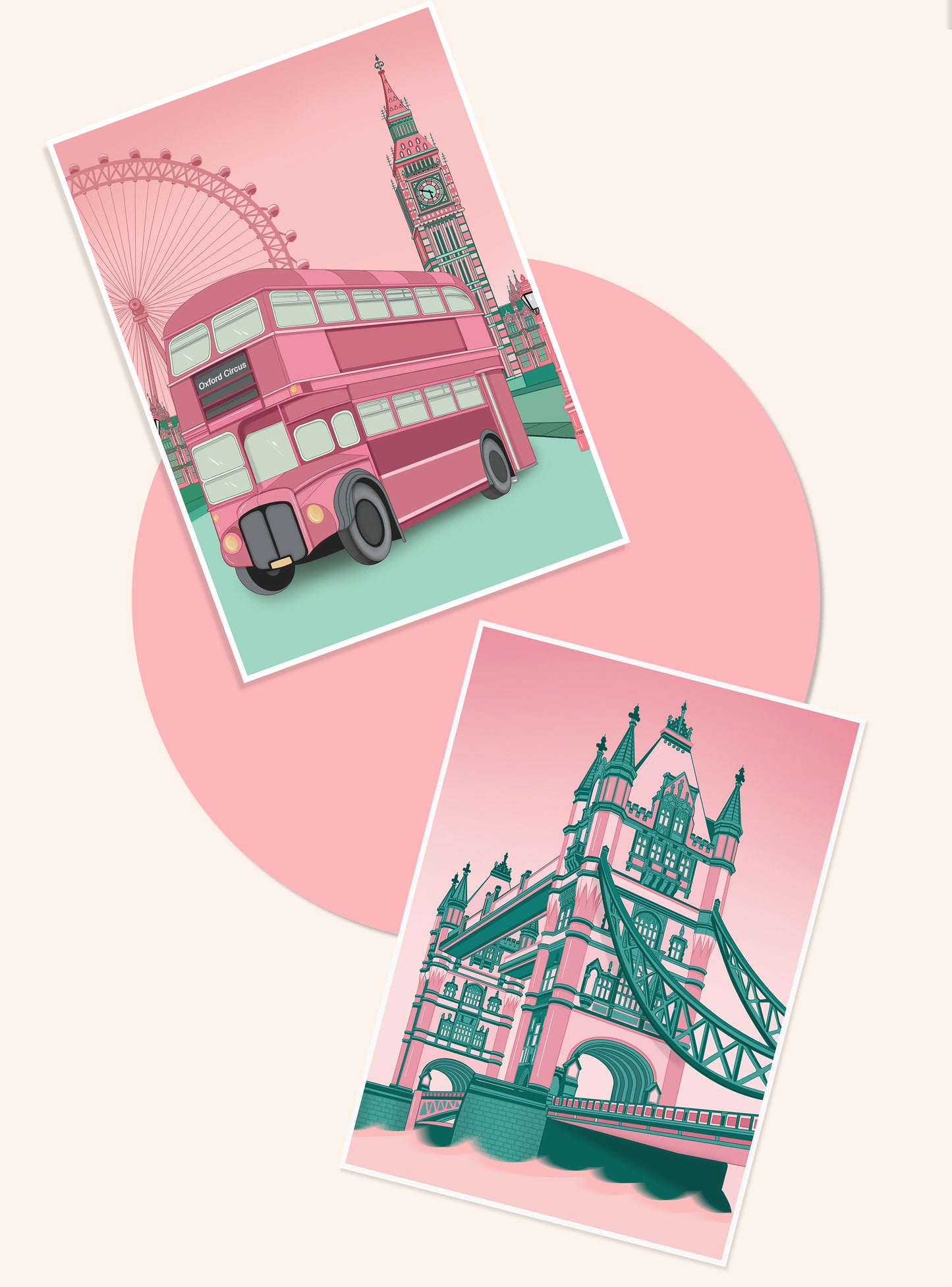 ‘London Bus’ Print