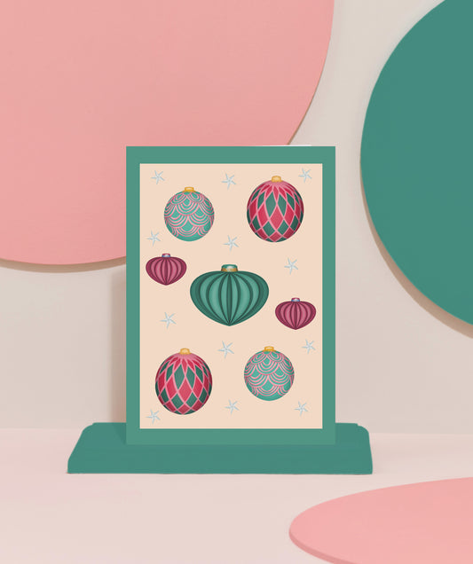 ‘Festive Bauble 3’ card
