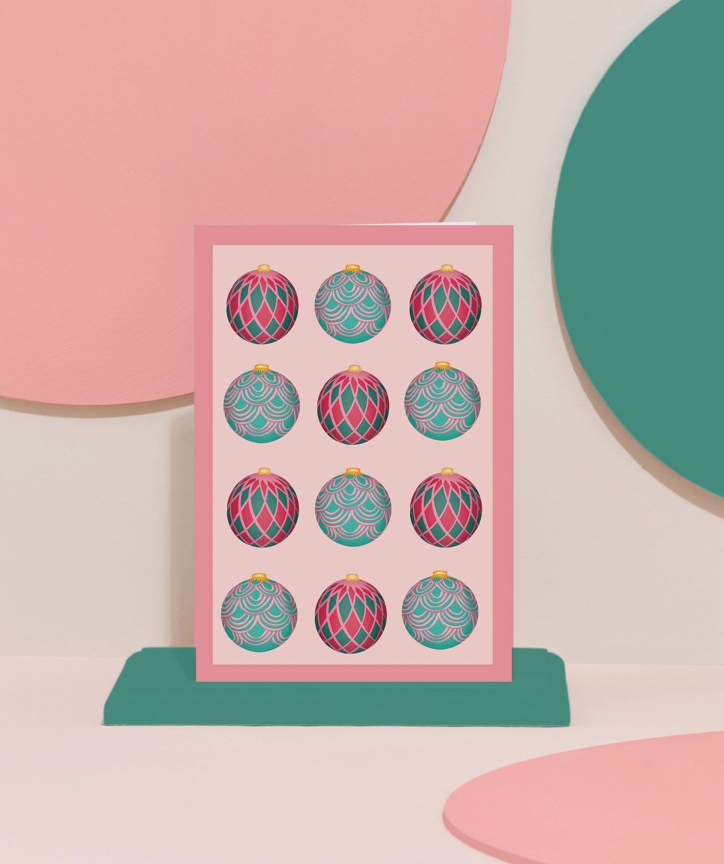 ‘Festive Bauble’ card