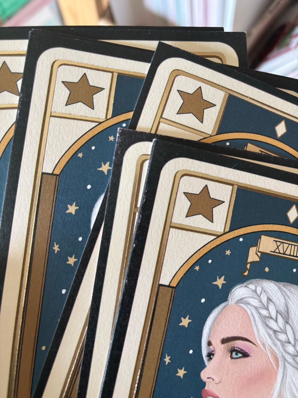 Seconds sale imperfect mini art print - The Star Tarot card