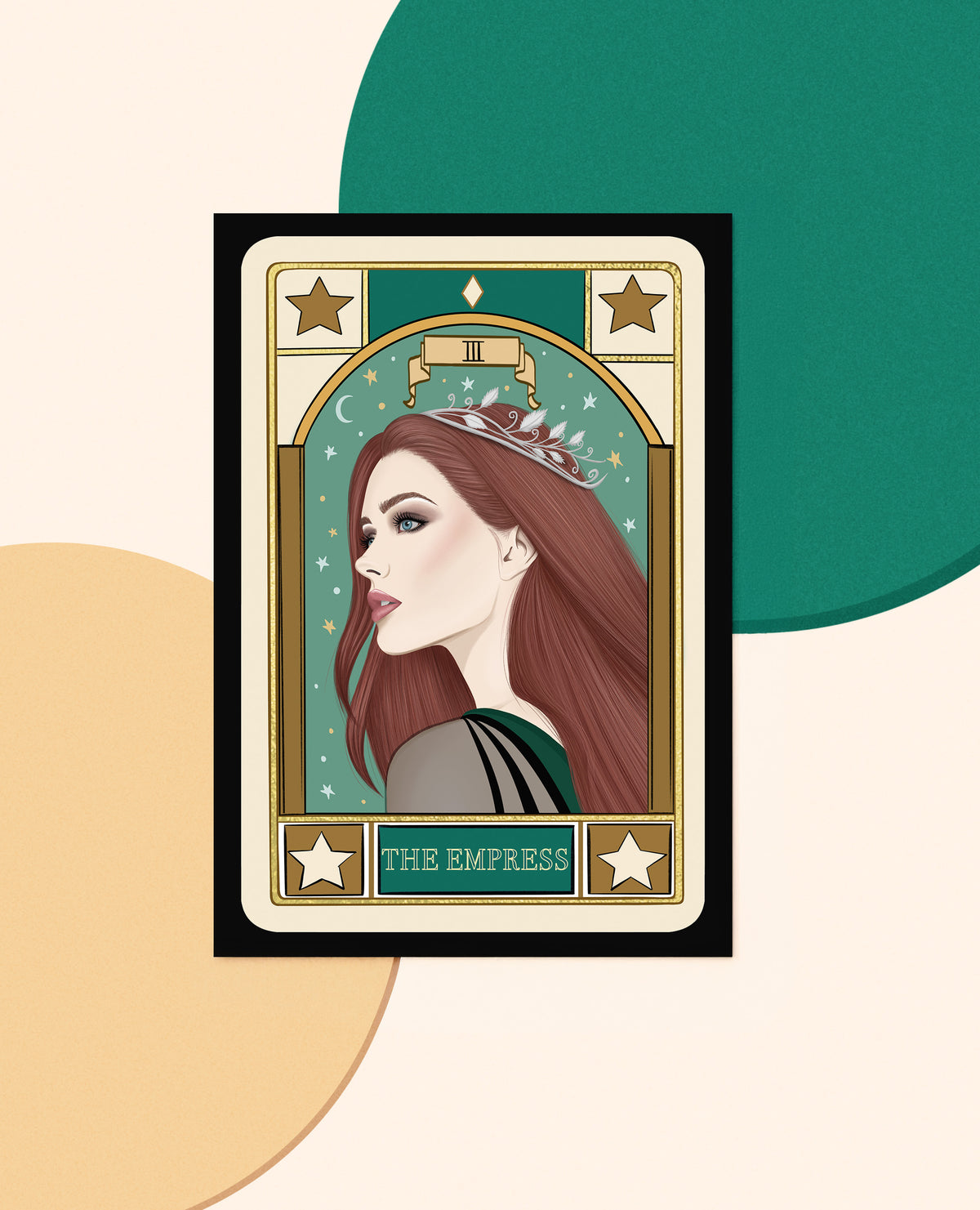 Seconds sale imperfect mini art print - The Empress Tarot card