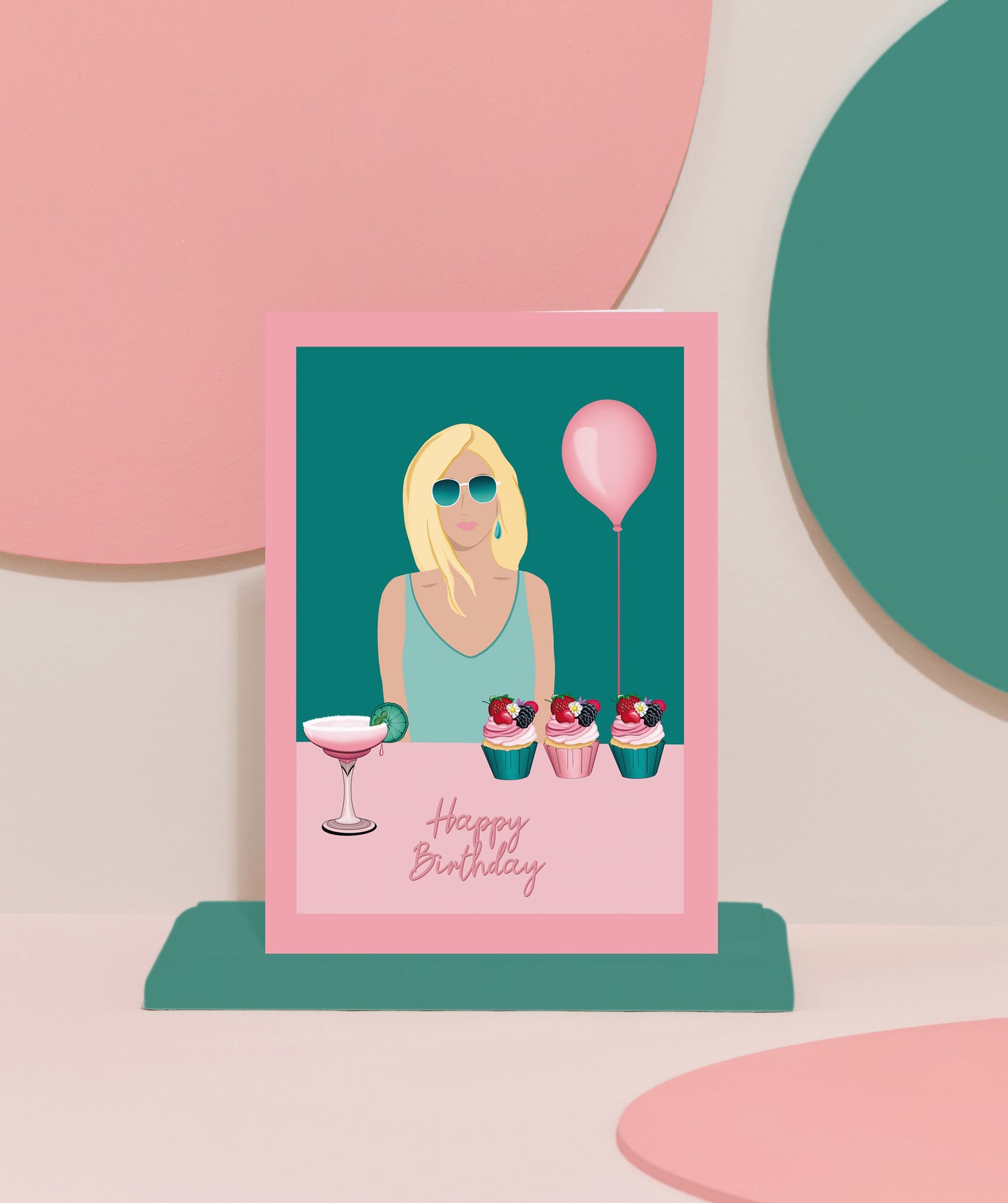 ‘Blue Lil’ birthday card