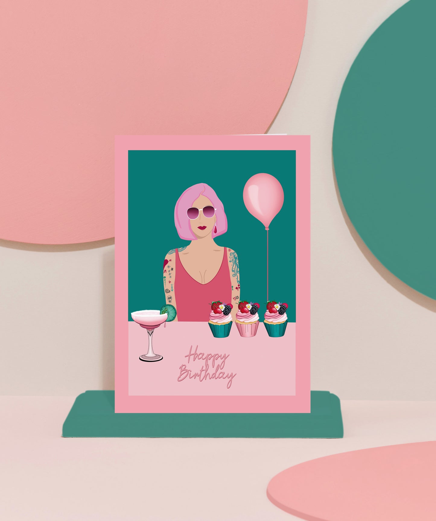 ‘Purple Lil’ birthday card