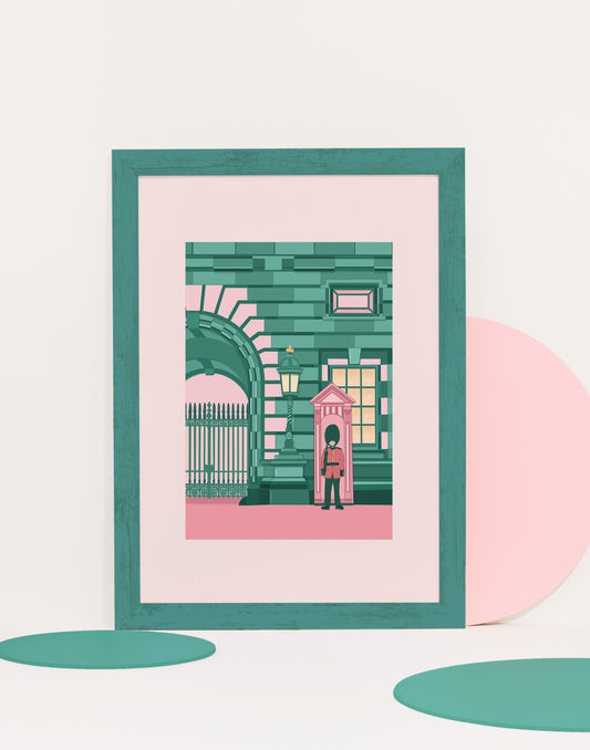 ‘London Palace Guards’ Print