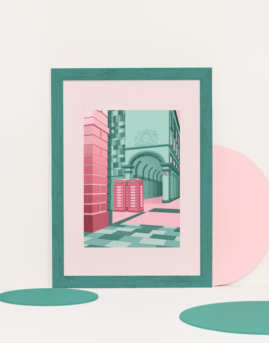 ‘London Phone boxes’ Print