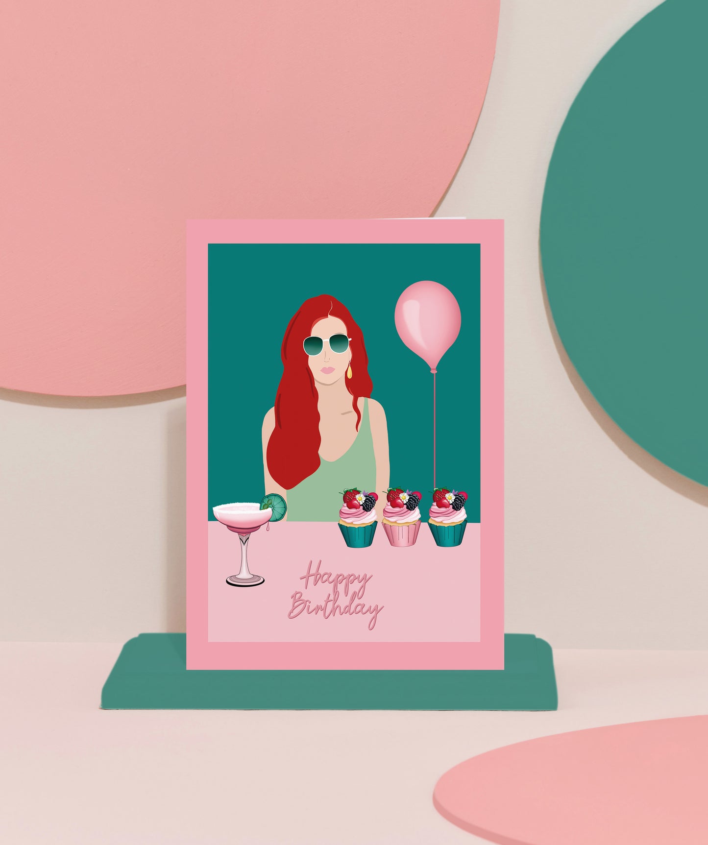 ‘Red Lil’ birthday card