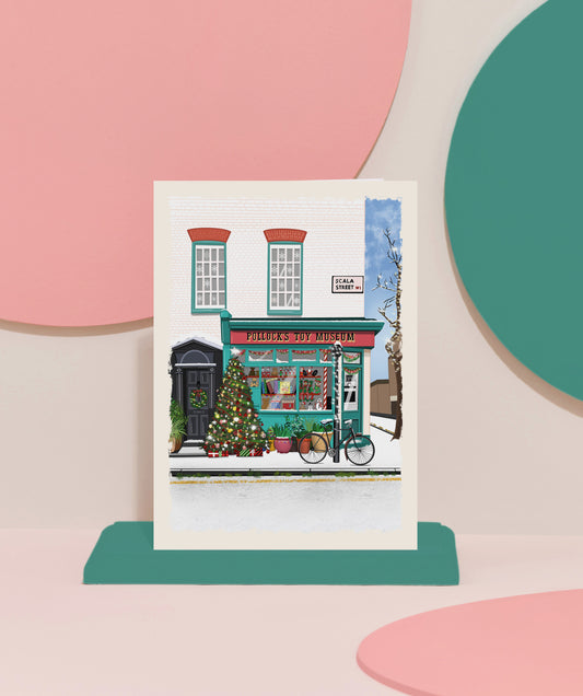 'Pollocks Toy Museum' Christmas Card