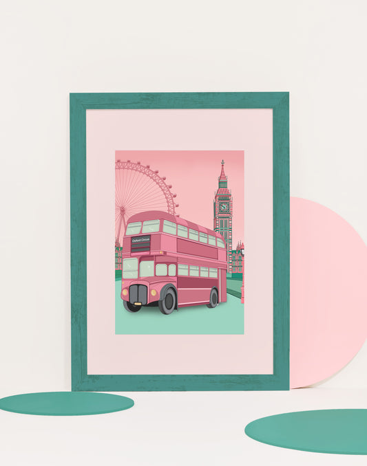 ‘London Bus’ Print